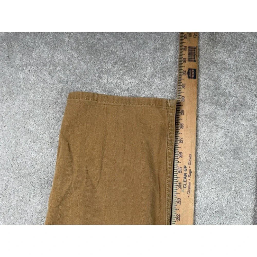 Carhartt Men's 32x30* Khaki Rugged Flex Relaxed Fit Canvas Work Pants BN2517-M